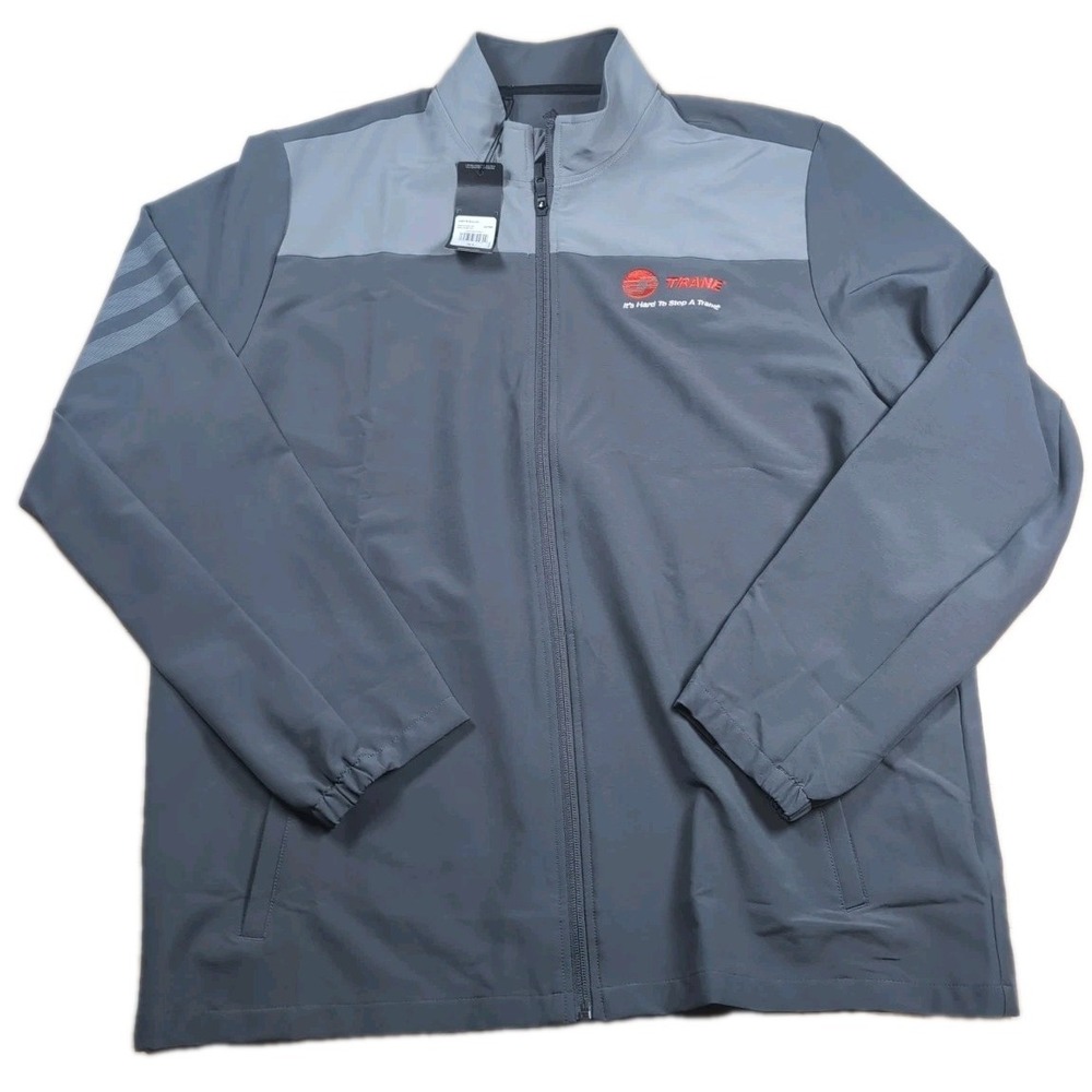 NWT Adidas Golf Windbreaker Rain Jacket Coat Mens XL Trane HVAC/Heating/Air